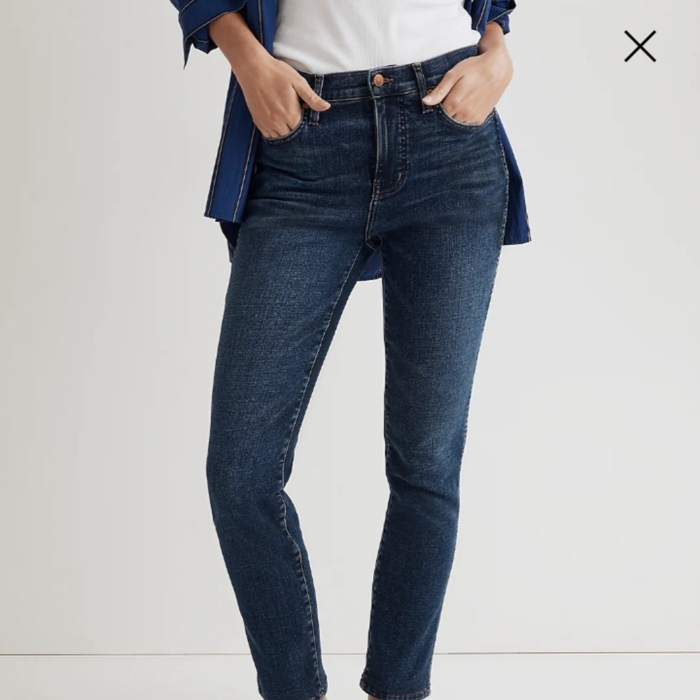 MADEWELL Stovepipe dark wash jeans 🆕 26"